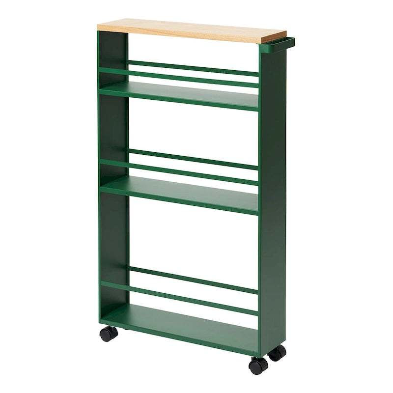 Schlanker Aufbewahrungswagen Stahl 47,5x13x80,5 cm Hält 12 kg
